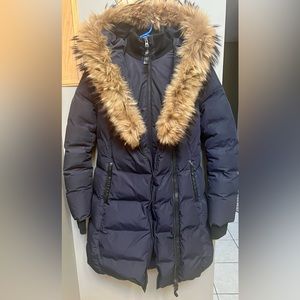 Mackage down coat with natural fur